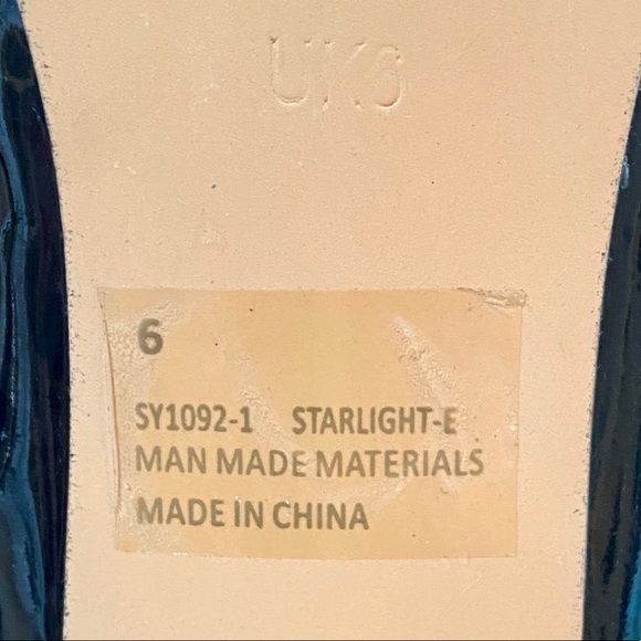 🎥EGO🎥STARLIGHT-E PATIN LEATHER STRETCH STILETTO JEWEL TOE SIDE ZIP ANKLE BOOTS - Picture 8 of 13